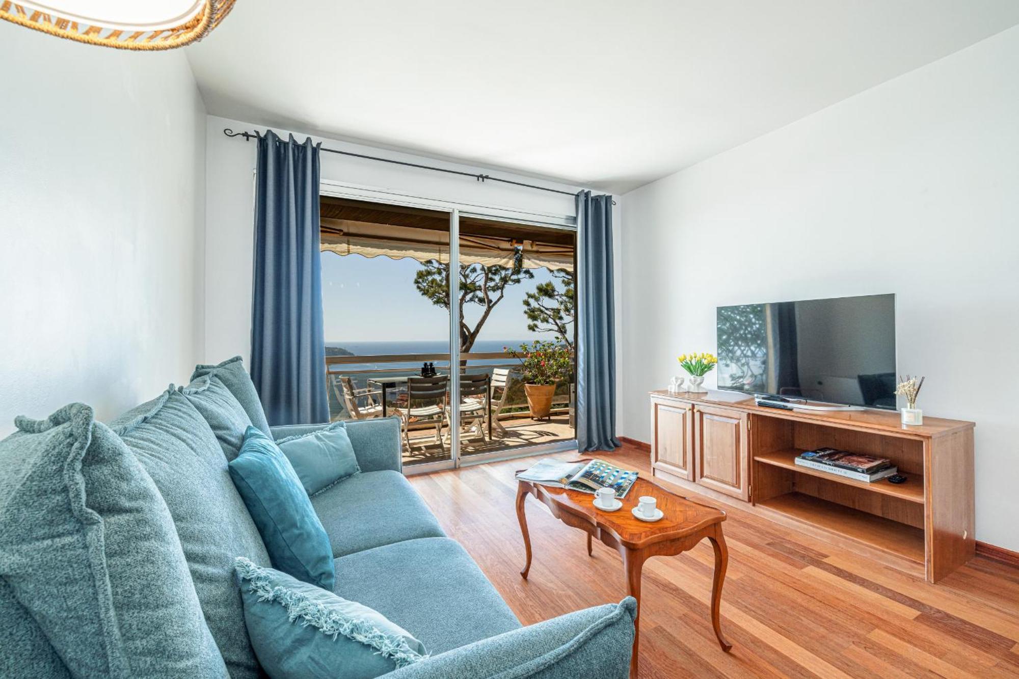 Extraordinary Sea View - 1 Bdr With Ac Apartment Villefranche-sur-Mer Exterior photo